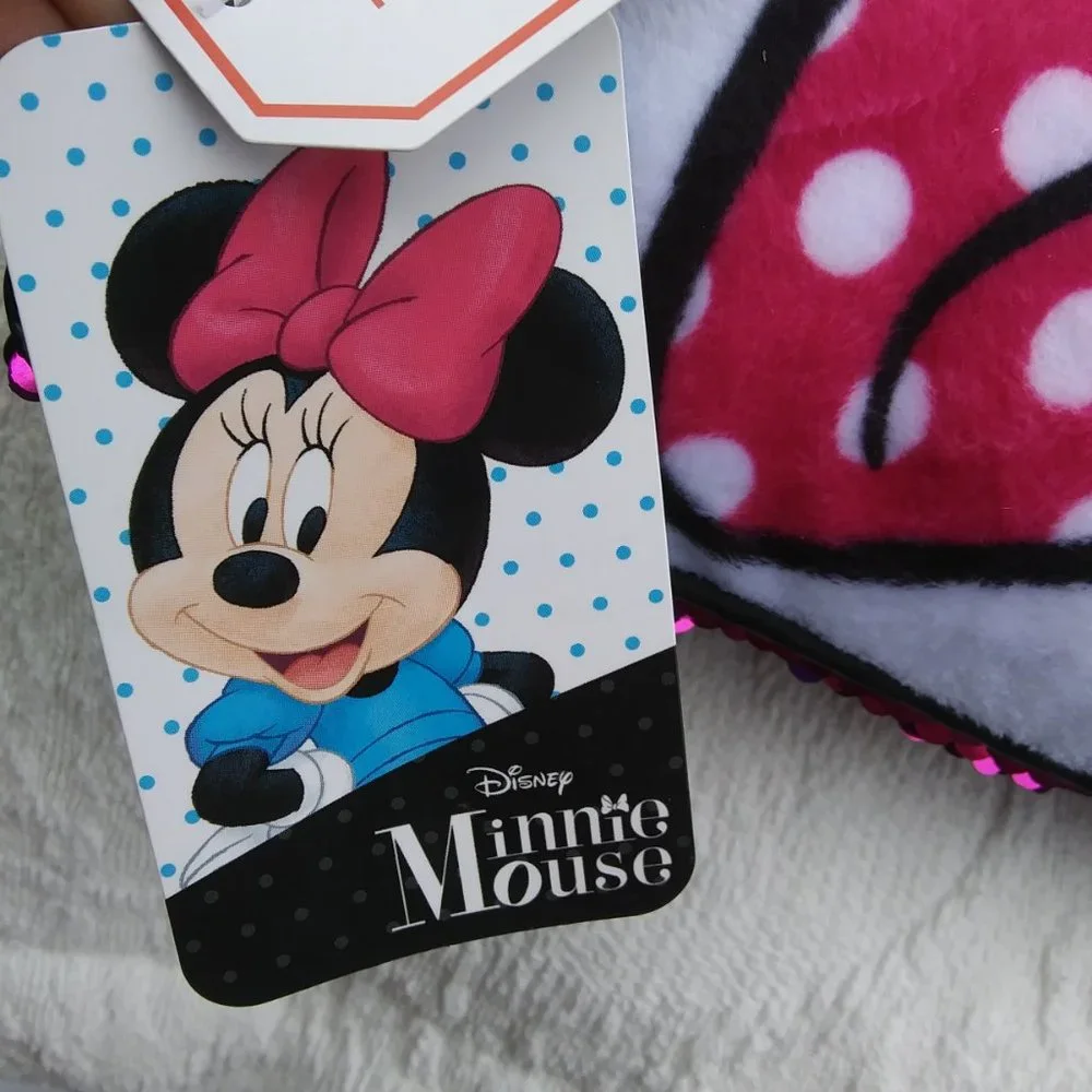 New Disney Minnie Mouse throw pillow sequins